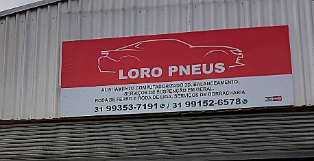 Fachada da Loro Pneus Igarapé